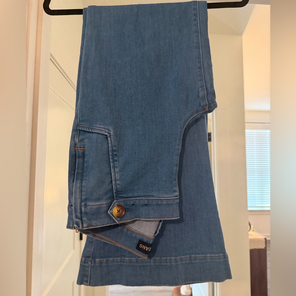 Express Blue Flare & Wide Leg Jeans